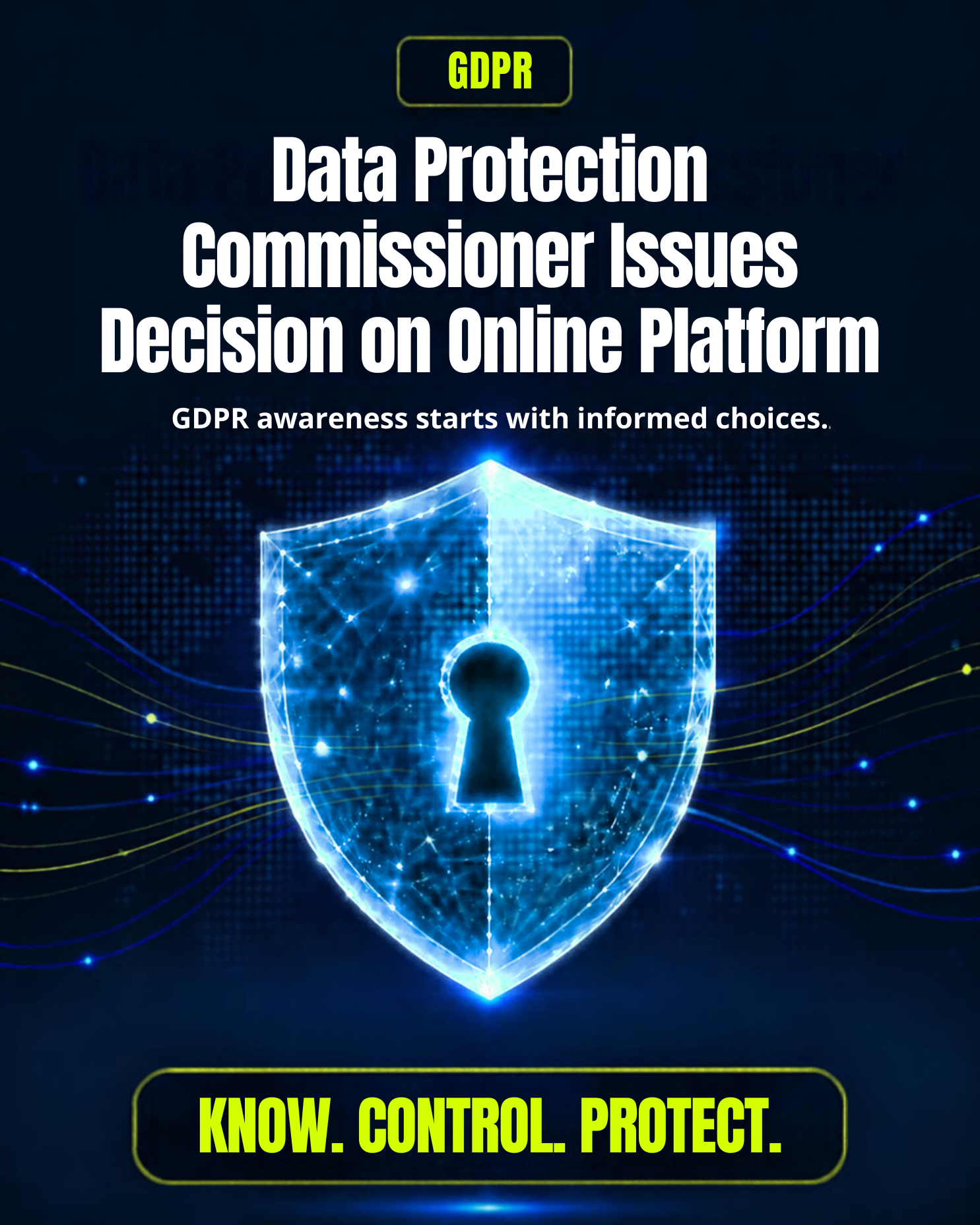 Data Protection Commissioner issues decision concerning an online platform